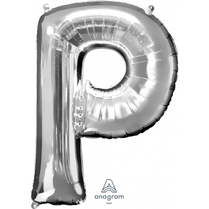 P50 35" (Silver) Letter P SuperShape™
